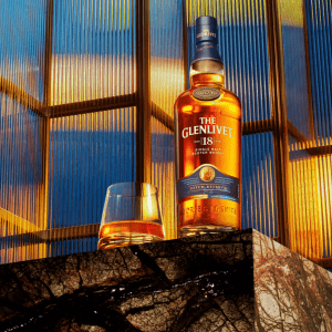 “Glenlivet 18 Years Scotch whisky bottle – Premium Scotch available online with fast delivery from The VBar in Kenya.”